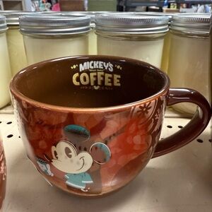 Disney Brown Mickey Mouse Coffee Mug